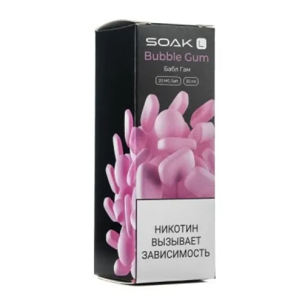 Жидкость SOAK L Bubble Gum 30 мл в Казани