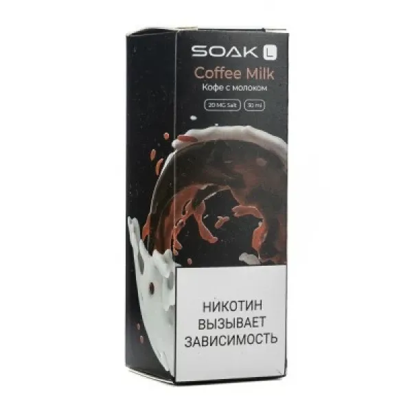 Жидкость SOAK L Coffe Milk 30 мл в Казани