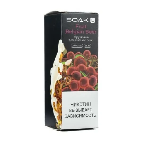Жидкость SOAK L Fruit Belgian Beer 30 мл в Казани