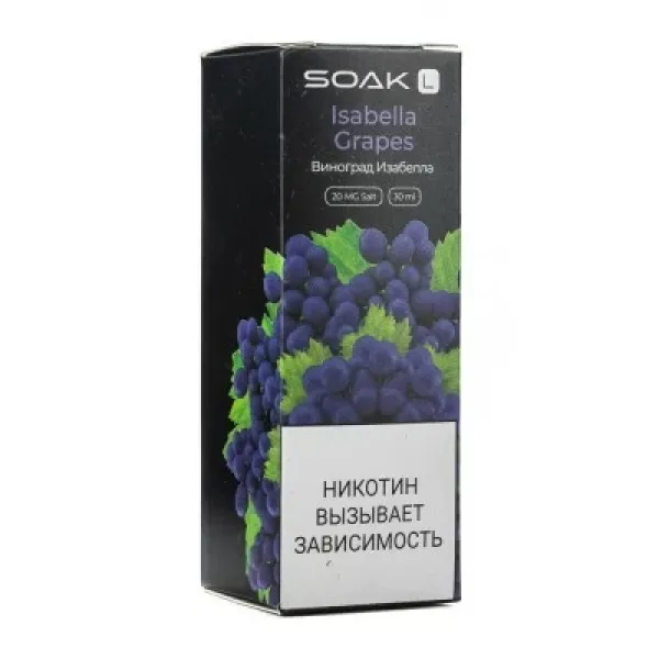 Жидкость SOAK L Isabella Grapes 30 мл в Казани