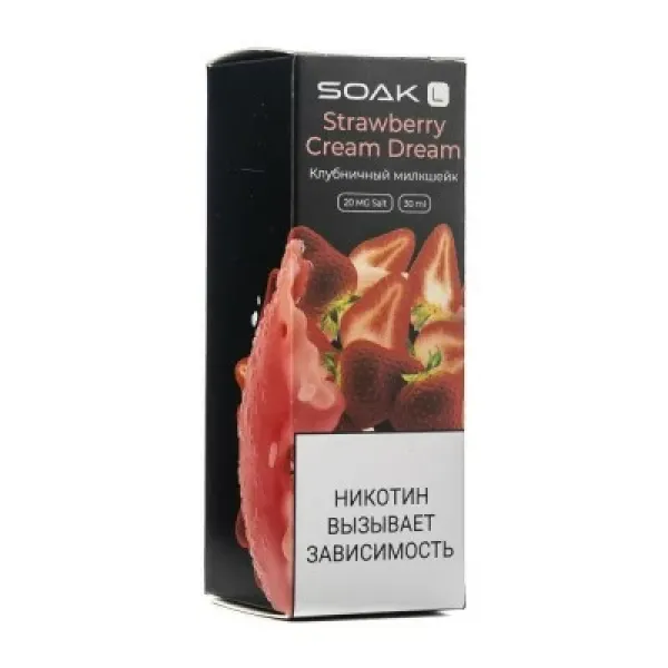 Жидкость SOAK L Strawberry Cream Dream 30 мл в Казани