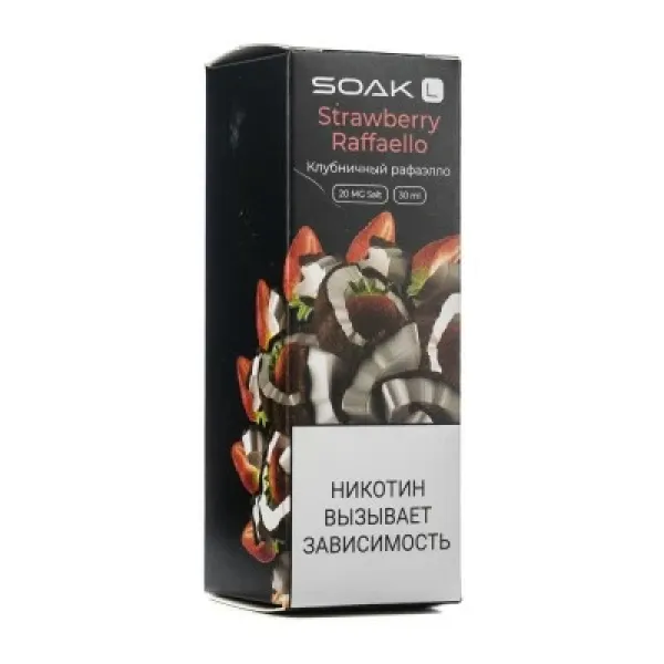 Жидкость SOAK L Strawberry Raffaello 30 мл в Казани