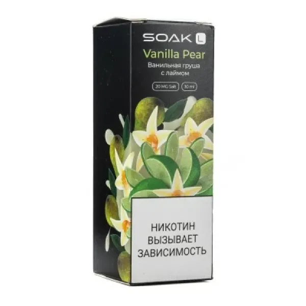 Жидкость SOAK L Vanilla Pear 30 мл в Казани