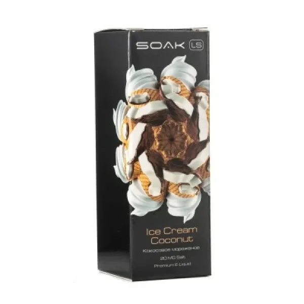 Жидкость SOAK LS Ice Cream Coconut 30 мл в Казани