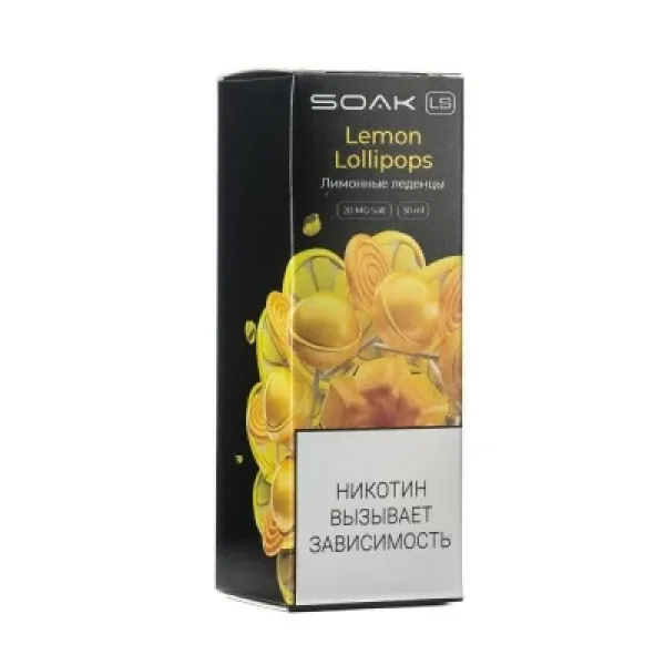 Жидкость SOAK LS Lemon Lollipops 30 мл в Казани