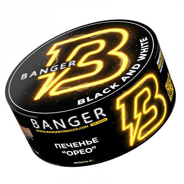 Табак Banger Black and white (Печенье орео) 100 гр в Казани