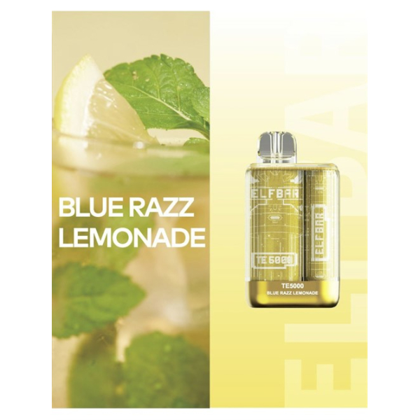 Elfbar TE5000 Blue Razz Lemonade, 5000 тяг в Казани