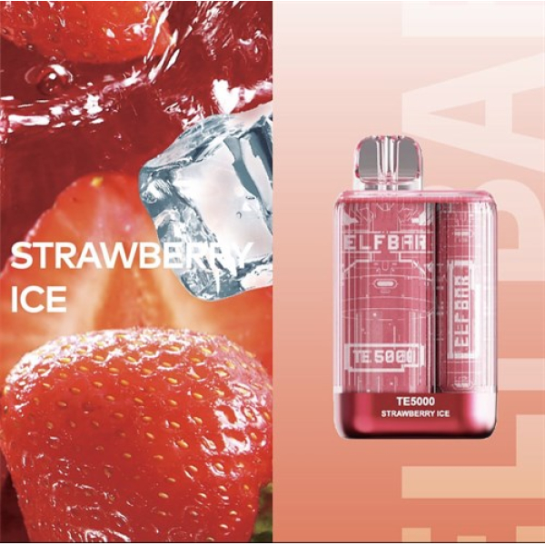Elfbar TE5000 Strawberry Ice, 5000 тяг в Казани