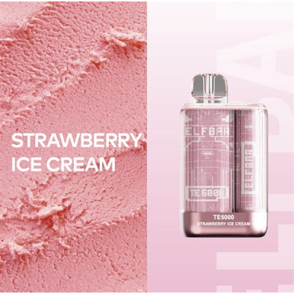 Elfbar TE5000 Strawberry Ice Cream, 5000 тяг в Казани
