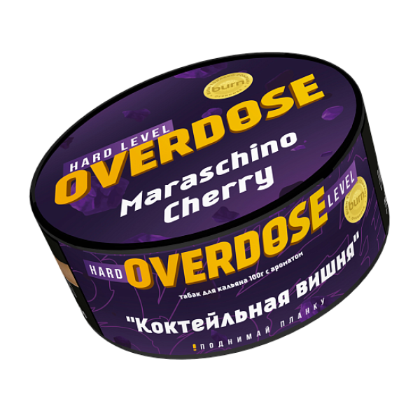 Табак Overdose Maraschino Cherry (Коктейльная вишня) 100 гр в Казани