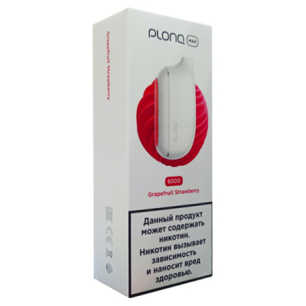 Plonq Max Grapefruit Strawberry 6000 тяг в Казани