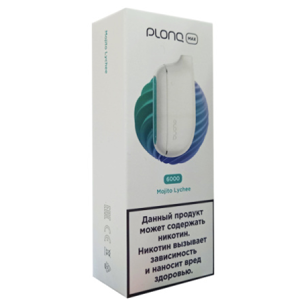 Plonq Max Mojito Lychee 6000 тяг в Казани