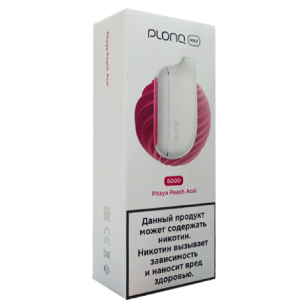 Plonq Max Pitaya Peach Acai 6000 тяг в Казани