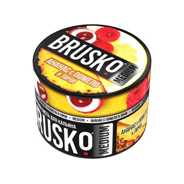 Смесь Brusko Ананас с помело и личи 50 гр в Казани