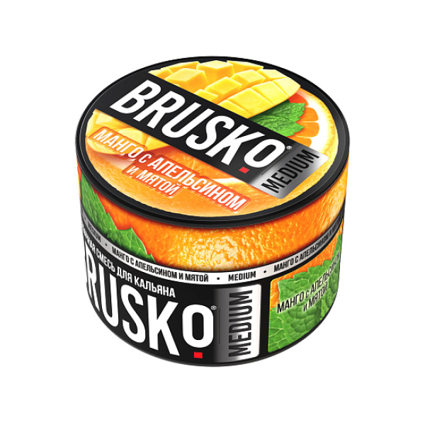 Смесь Brusko Манго с апельсином и мятой 50 гр в Казани