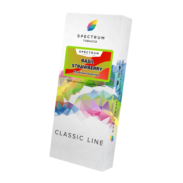 Табак SPECTRUM BASIL STRAWBERRY  100 грамм в Казани