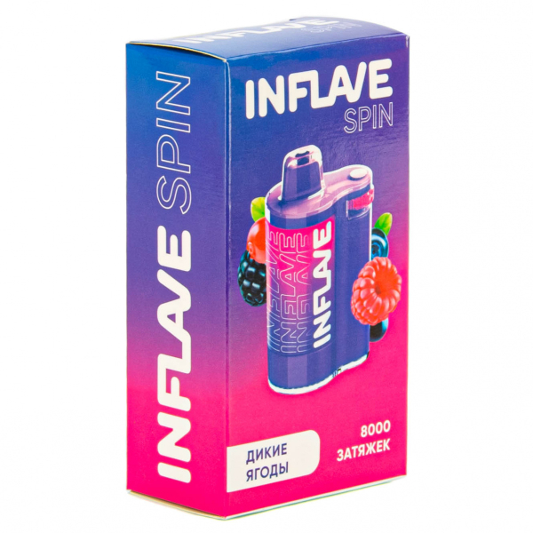INFLAVE SPIN Дикие ягоды (8000 затяжек) в Казани