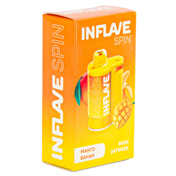 INFLAVE SPIN Манго банан (8000 затяжек) в Казани