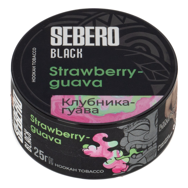 Табак Sebero Black Strawberry Guava  25 грамм в Казани