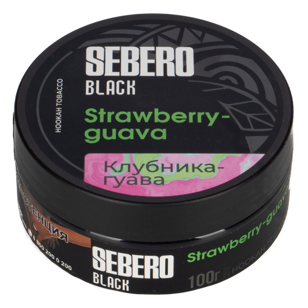 Табак Sebero Black Strawberry Guava  100 грамм в Казани