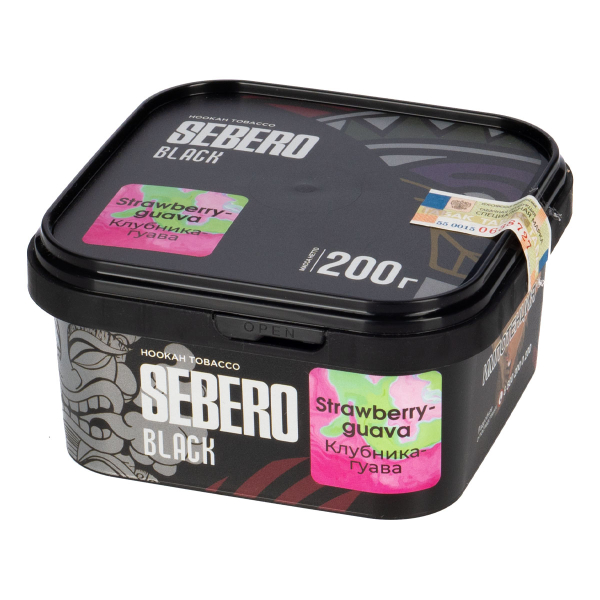 Табак Sebero Black Strawberry Guava  200 грамм в Казани