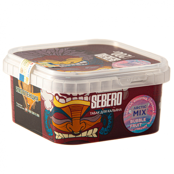Табак Sebero Arctic Mix Bubble fruit  200 грамм в Казани
