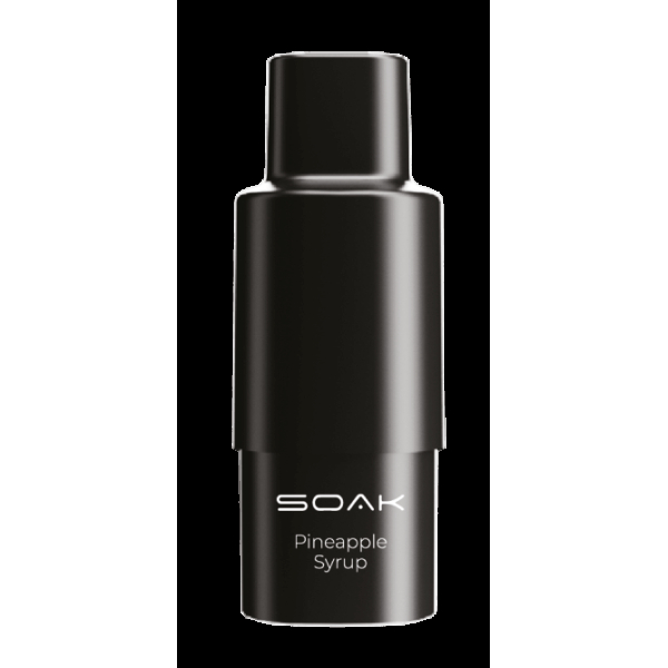 Картридж SOAK Q Ананасовый сироп (1500 затяжек) в Казани