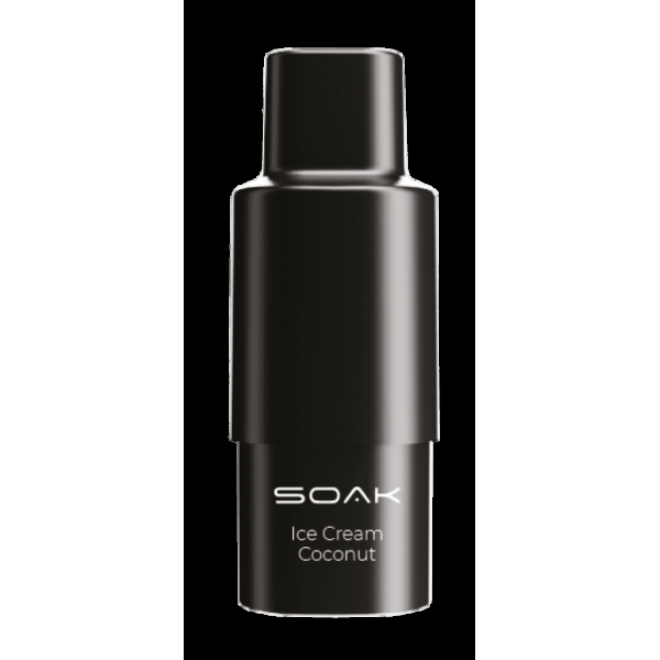 Картридж SOAK Q Кокосовое мороженое (1500 затяжек) в Казани