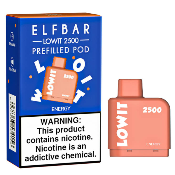 Картридж Elf Bar Lowit 2500 20 мг, 6 мл (Energy) в Казани