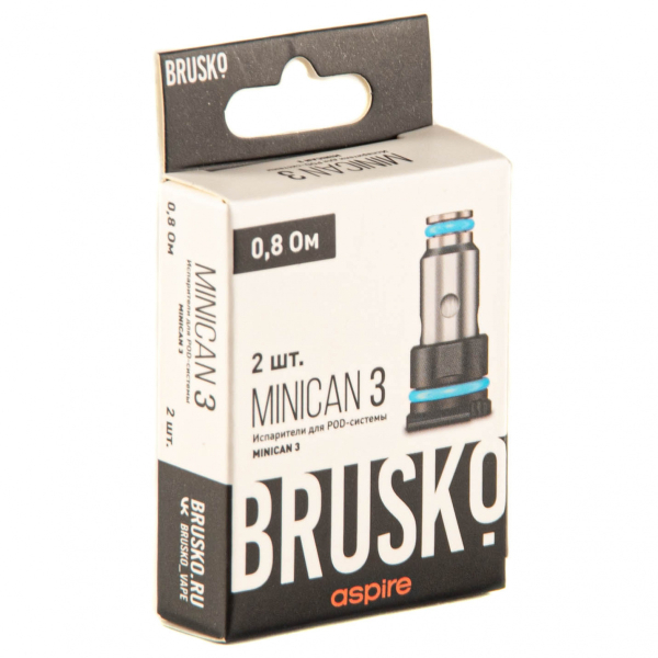 Испаритель Brusko Minican 3 (2шт.) 0.8 в Казани