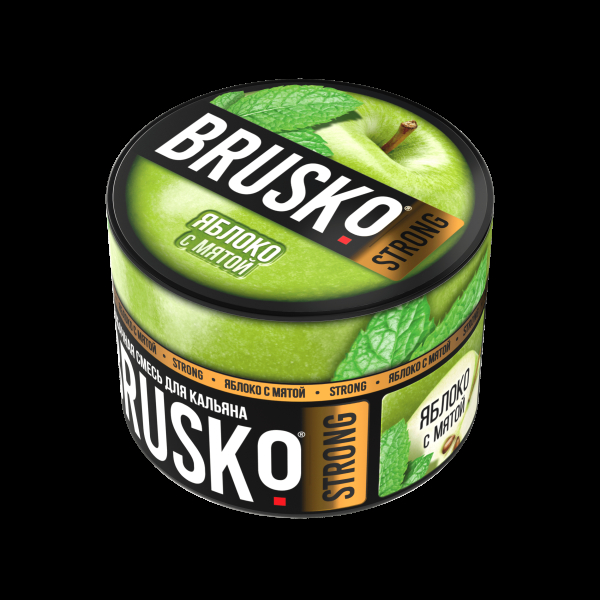 Смесь Brusko Strong яблоко с мятой  50 гр в Казани