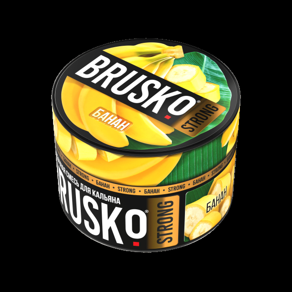 Смесь Brusko Strong банан  50 гр в Казани