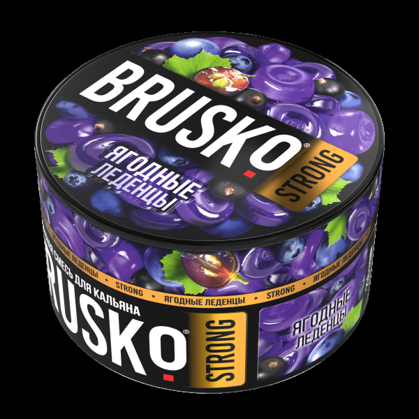 Смесь Brusko Strong ягодные леденцы  250 гр в Казани