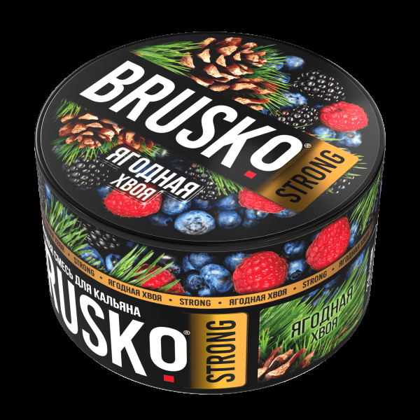 Смесь Brusko Strong ягодная хвоя  250 гр в Казани