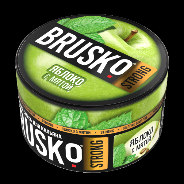 Смесь Brusko Strong яблоко с мятой  250 гр в Казани