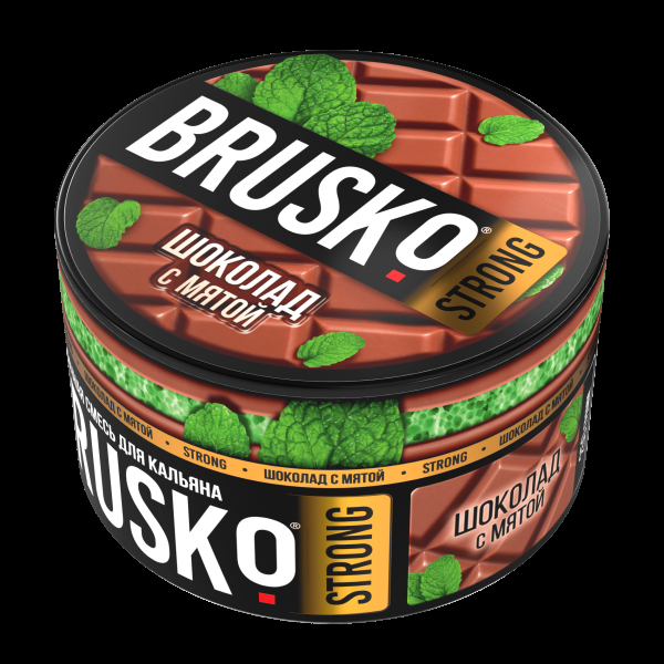 Смесь Brusko Strong шоколад с мятой  250 гр в Казани