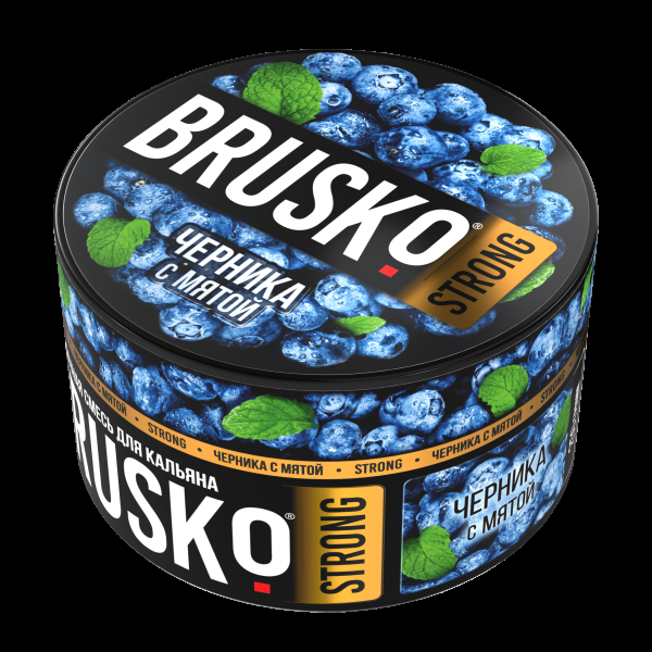 Смесь Brusko Strong черника с мятой  250 гр в Казани