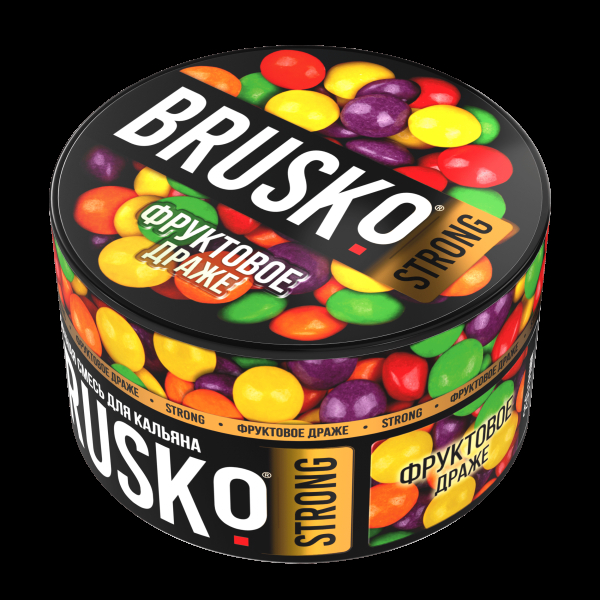 Смесь Brusko Strong фруктовое драже  250 гр в Казани