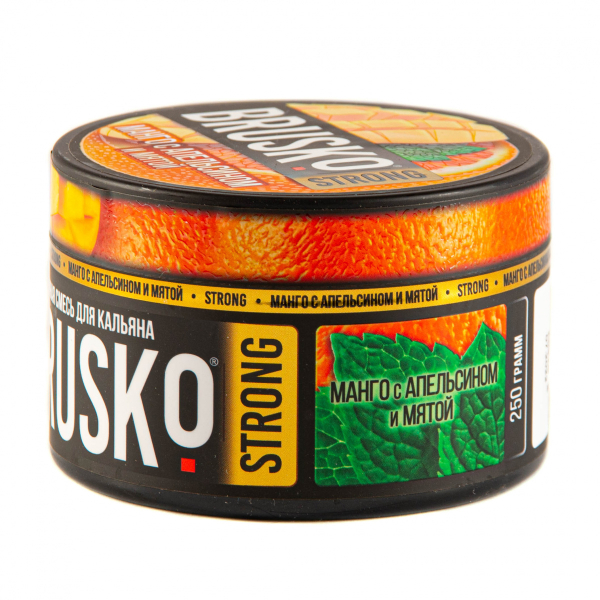 Смесь Brusko Strong манго с апельсином и мятой  250 гр в Казани