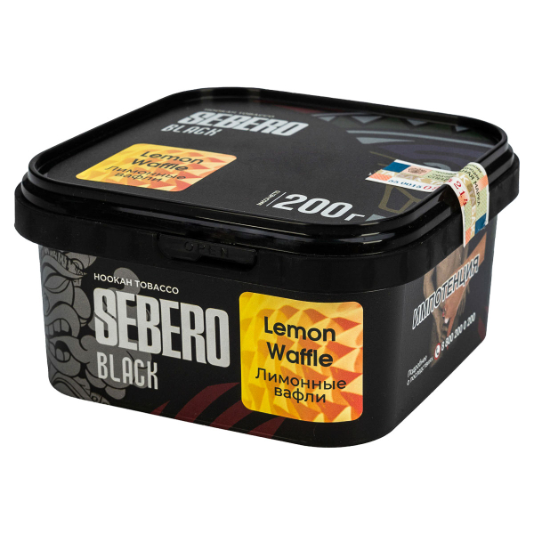 Табак Sebero Black Lemon Waffle  200 грамм в Казани