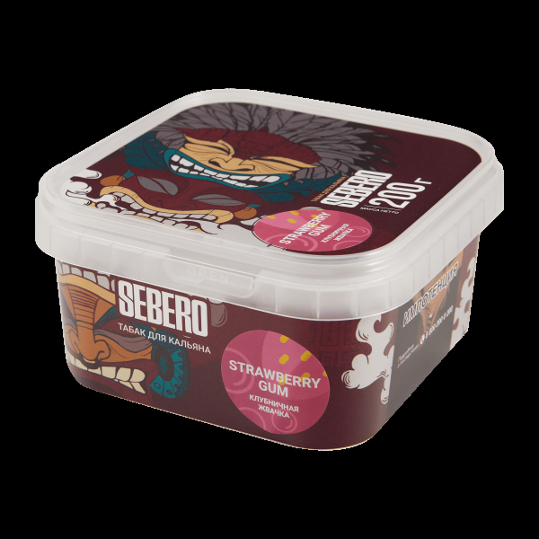 Табак Sebero Strawberry gum  200 грамм в Казани