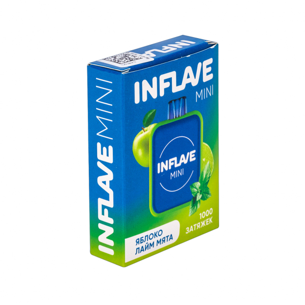 Inflave Mini Яблоко Лайм Мята (1000 Затяжек) в Казани