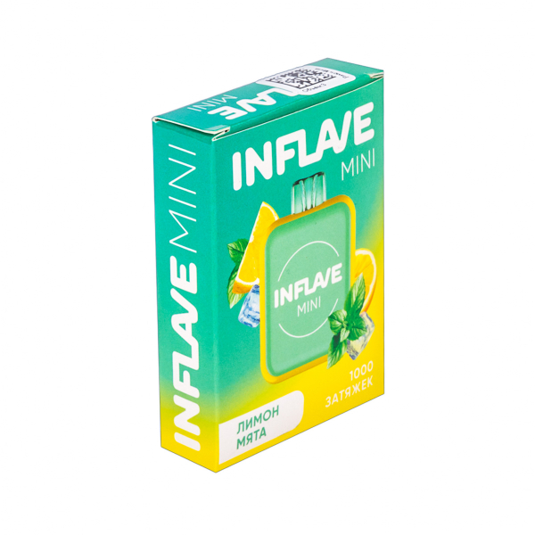 Inflave Mini Лимон Мята (1000 Затяжек) в Казани