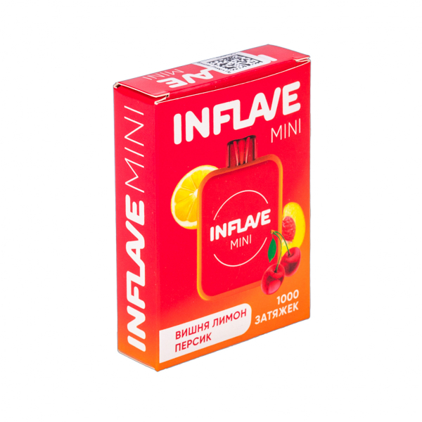Inflave Mini Вишня Персик Лимон (1000 Затяжек) в Казани