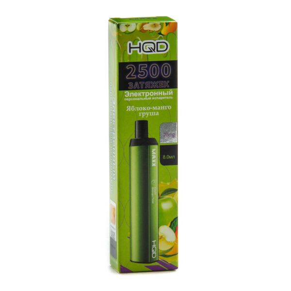 Hqd Maxx Яблоко Персик (2500 Затяжек) в Казани
