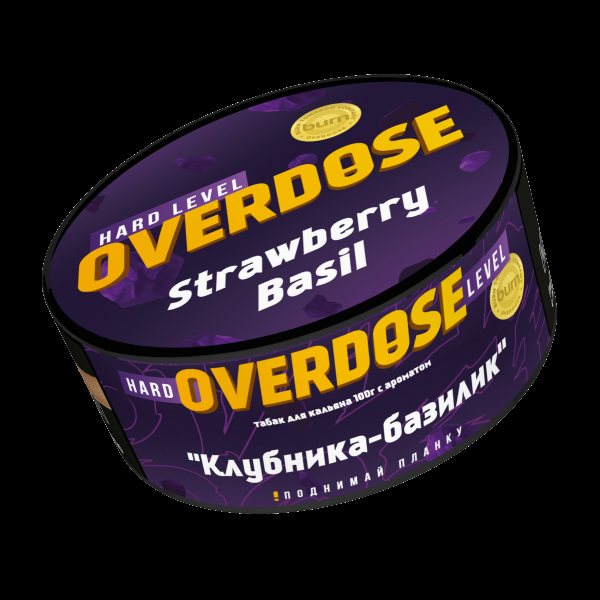 Табак Overdose Strawberry Basil  100 грамм в Казани