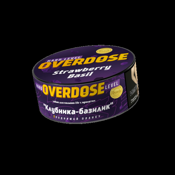 Табак Overdose Strawberry Basil  25 грамм в Казани