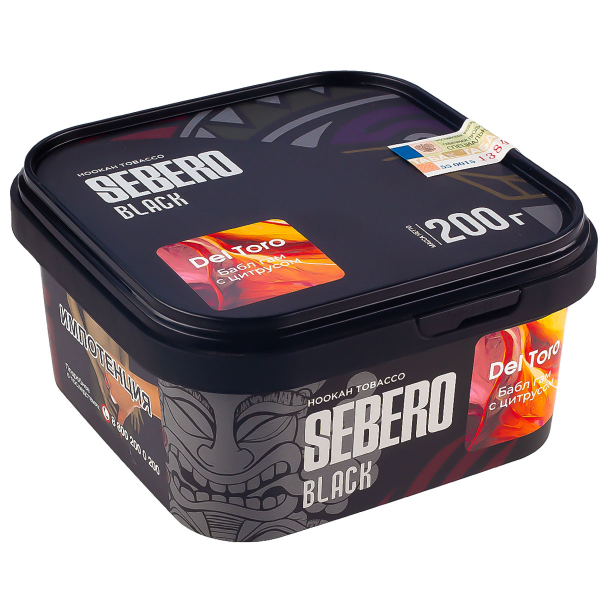 Табак Sebero Black Del Toro  200 грамм в Казани