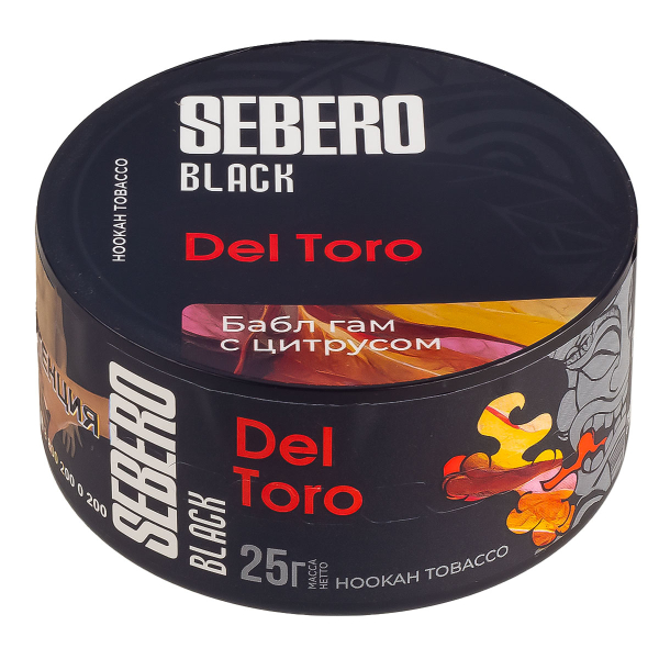 Табак Sebero Black Del Toro  25 грамм в Казани