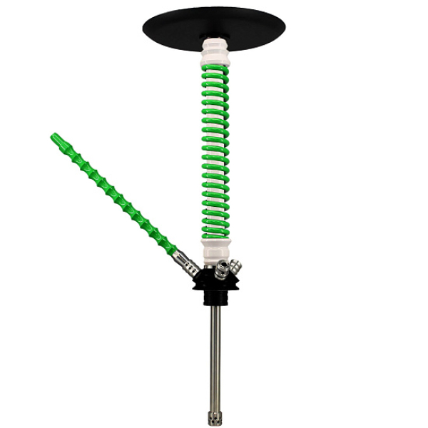 Кальян Mamay Custom V3 №12 Coilovers Белый-Салат  в Казани